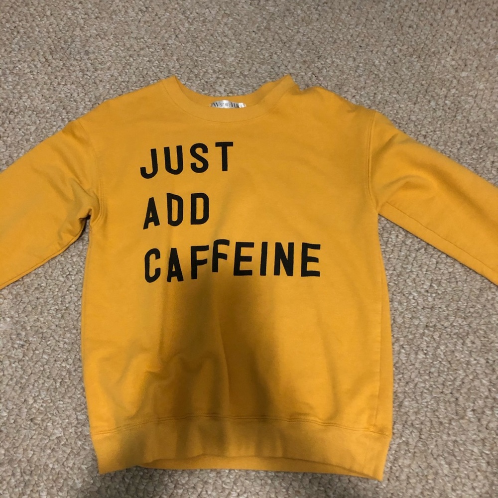 cute yellow pullover :)